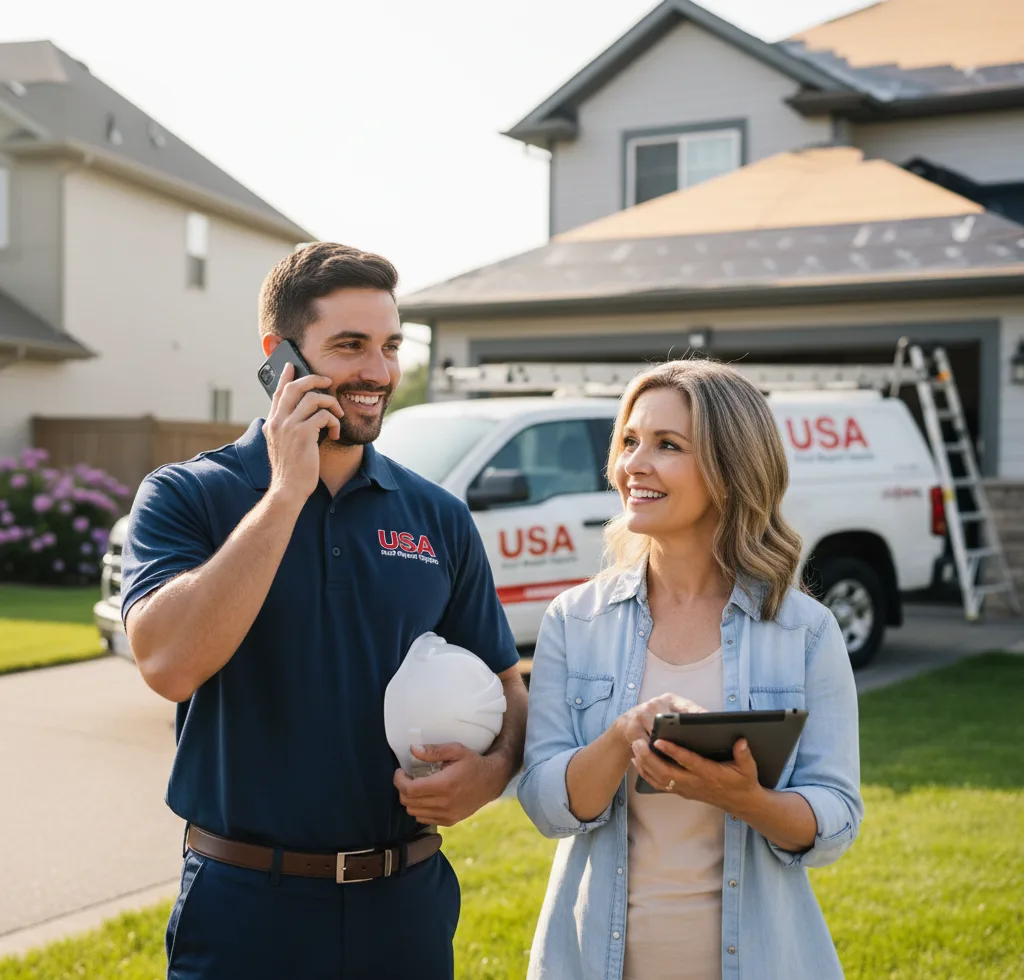 USA Roof Repair Experts customer support in Georgiana